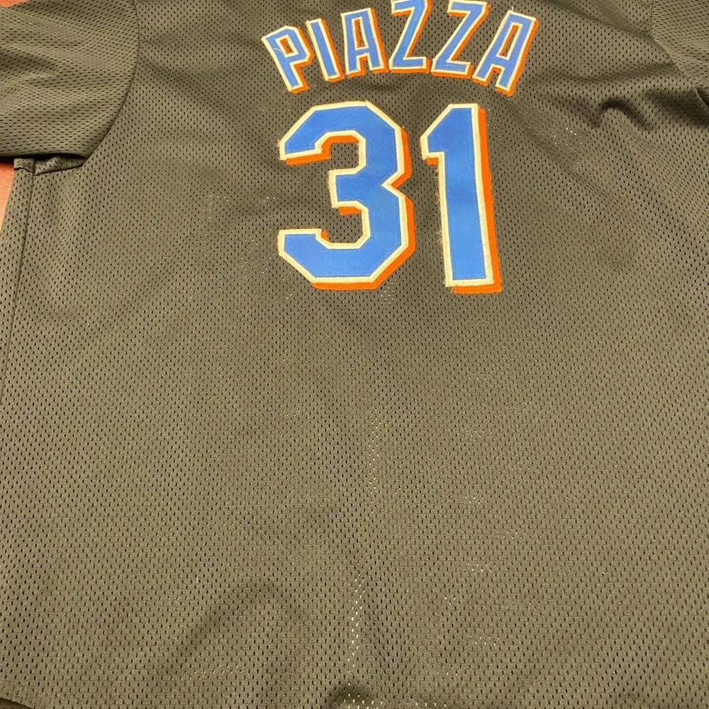 Vintage Mike Piazza #31 Mets Jersey - Picture 6 of 15